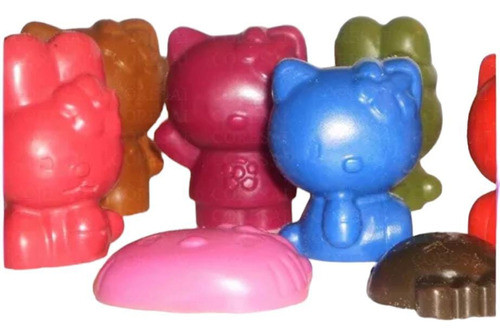 Crayones - Souvenirs - Kitty - Cumpleaños - Pack X 24 Un. 0