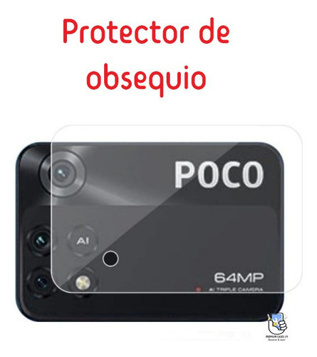 Vidrio Lens Repuesto Cámara Para Xiaomi Poco M4 Pro 4g + Obs 1
