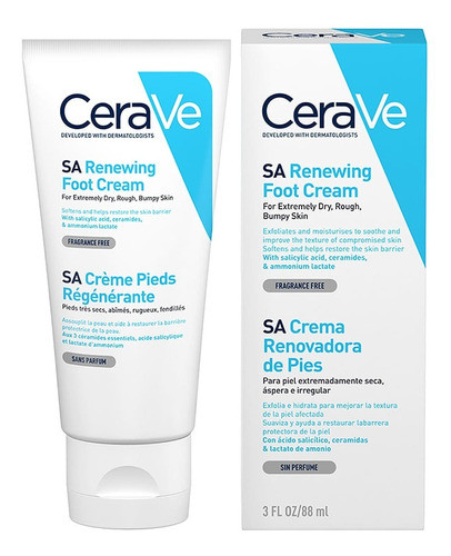 Crema Renovadora De Pies Cerave X 88ml 0