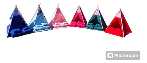 Carpas Tipi Niñ@s Pijamadas C/accesorios Diseño A Elección 0