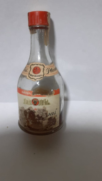Botella En Miniatura De Licor Tres Plumas Vacia De 50 Ml. 1