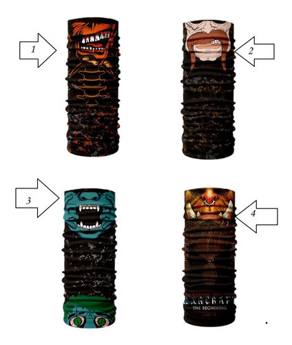 Mascara Facial Escudo Protector  Moto 124 Verano Importadas 1