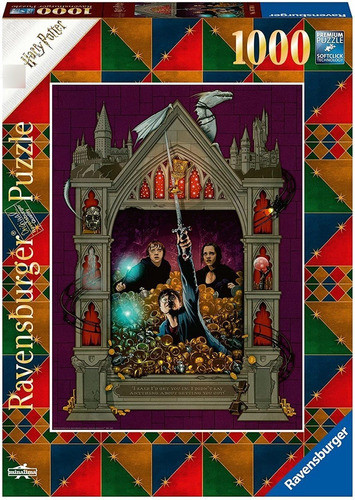 Rompecabezas Ravensburger De 1000 Piezas: Harry Potter 4 0