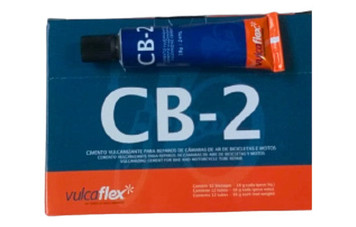 Cola Vulcanizante A Frio Cb-2 Bisnaga 18 Grs Cx C/12 0