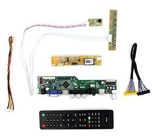 Vsdisplay Hdmivgacvbsusbrfaudio Kit De Controlador De La Pla 1