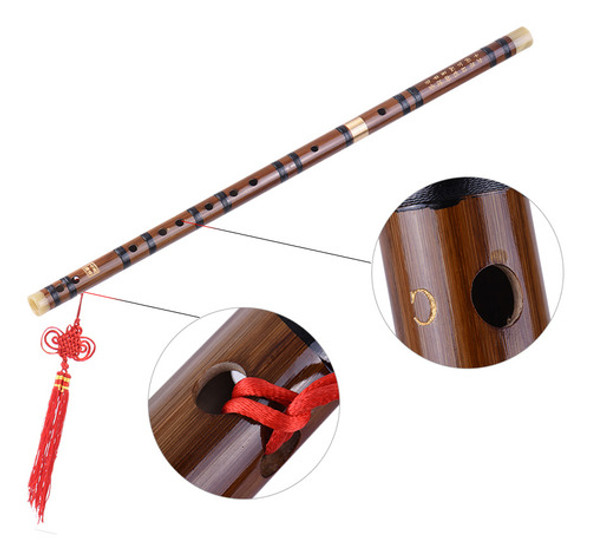 Flauta Feita À Mão, Chave De Bambu, Estudo Plugável De Sopro 1