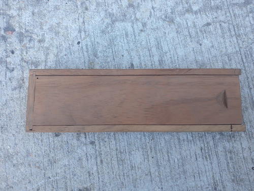 Caja Cartuchera De Madera 22,2 X 6,5 X 2,5 Alto Ind. Arg. 0