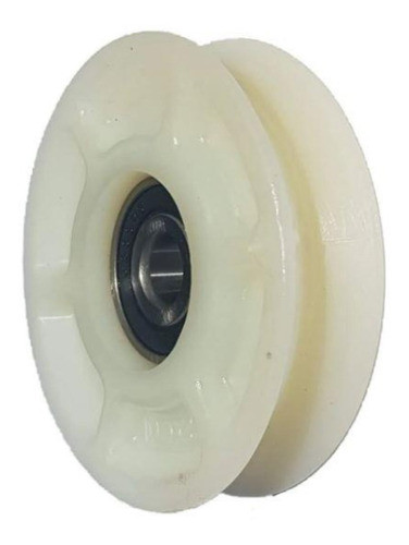 Rueda Porton Corredizo X2u 80 Mm Nylon Canal U Para Angulo 0
