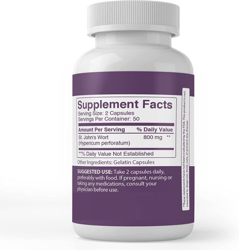 Pure Original | Hierba De San Juan I 800mg I 100 Cápsulas 1