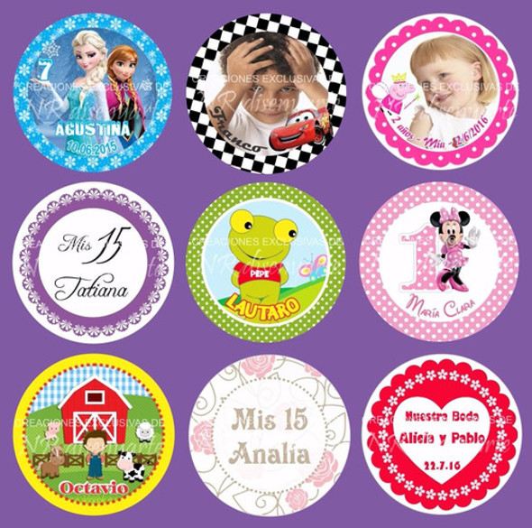 Etiquetas Stickers Autoadhesivos Pegotines Personalizados 1