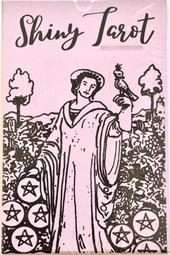 Shiny Tarot Pink Rosa Rider Waite Smith La Fuerza Del Agua 0