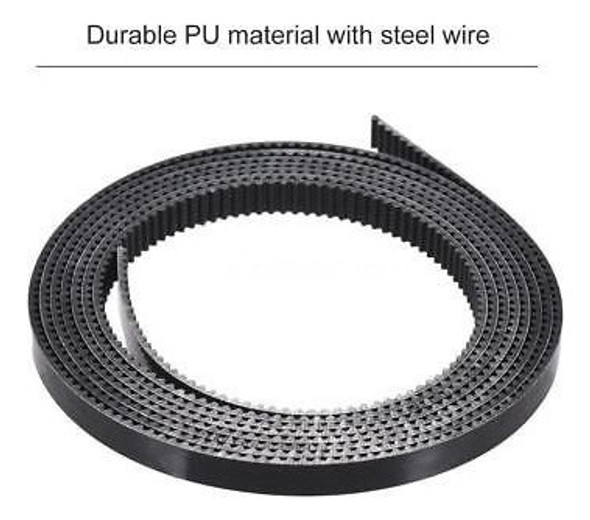 2pc 1.75m Tiempo Correa 6mm Ancho 2mm Pitch F/reprap Impreso 1