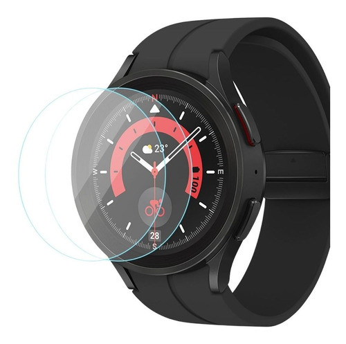 Kit 2x Películas De Vidro Compatível Galaxy Watch 5 Pro 45mm 1
