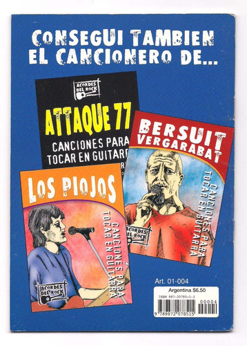 Revista Acordes Del Rock Callejeros Jovenes Pordioseros B4 1