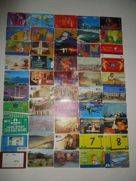Kit Com 50 Cartões Telefônico-diversos Temas-ref. 26 0