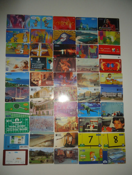 Kit Com 50 Cartões Telefônico-diversos Temas-ref. 26 1