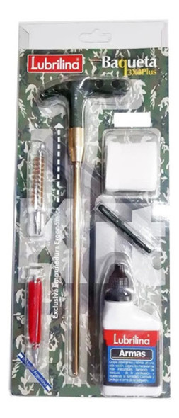 Kit Limpieza Lubrilina Pistola 45  .45 Baqueta Lubricante 0