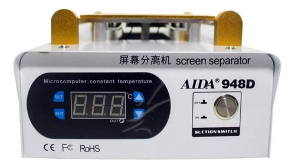 Separadora De Glass Aida 948d 7´´ Con Bomba De Vacío 1