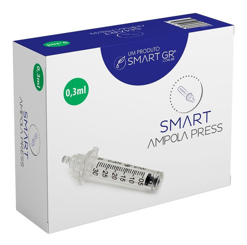 Ampolas Descartáveis Para Smart Press 0,3ml 10unid 1