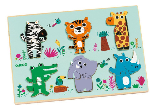 Puzzle Cou Cou - Croco - Dj01258 - Djeco - +18 Meses 1
