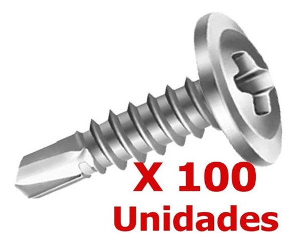 Mecha Tornillo Punta T1 Para Yeso 4,2x13mm X 100unid - Aym 1