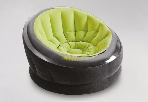 Sillón Inflable Puff Intex Empire Base Reforzada 1