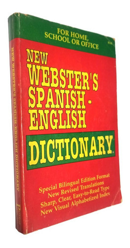Diccionario Español Ingles New Webster Edicion 1996 Libro 0