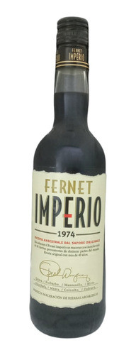 Imperio Fernet Originale Aperitivo 750ml Producto Argentina 0