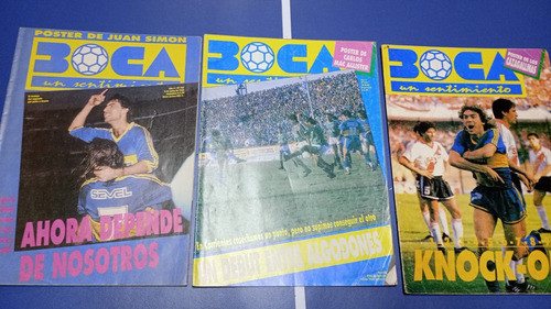 Revistas  Boca Un Sentimiento Pack X 5 Todas Con Pósters 1