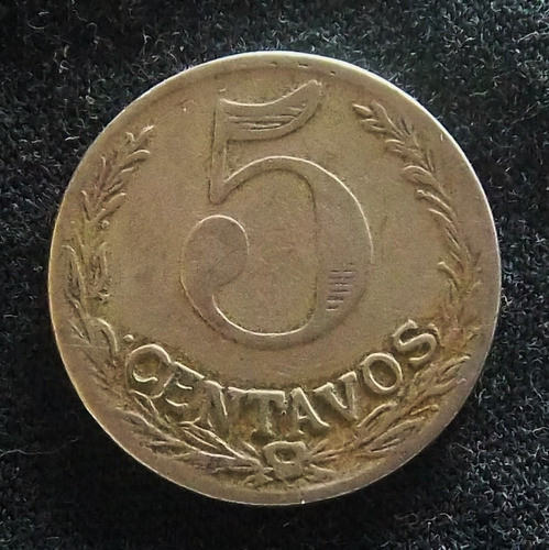 Colombia 5 Centavos 1921 Bueno Km L11 Lazareto 0