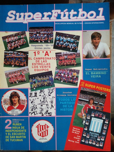Super Fútbol N° 21 11/88 Sin Figuritas Con Pósters Maradona 0