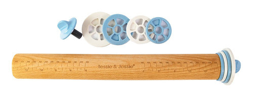 Palo De Amasar Tessie&jessie Con Regulador De Altura 40cm 1