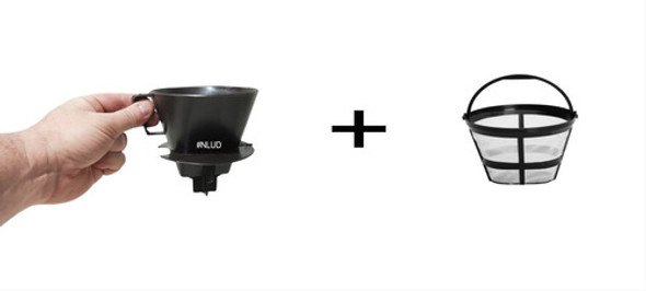 Coador Filtro Permanente Suporte Café  Reutilizável 0