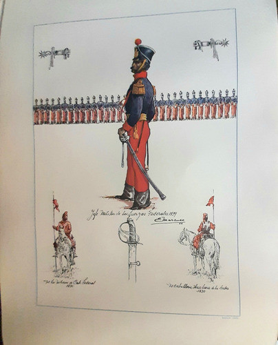 Láminas Uniformes De La Patria, E. Marenco Lote Por 43. 1
