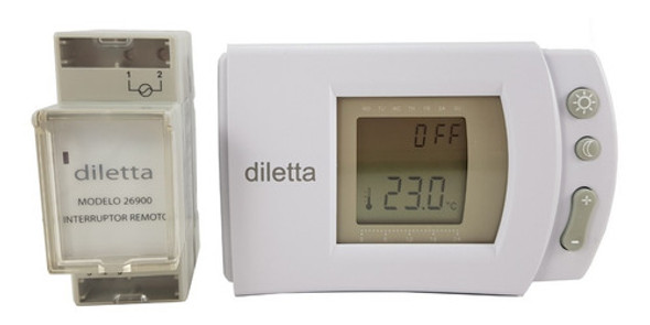 Termostato Digital Ambiente Inalambrico Programable Diletta 0