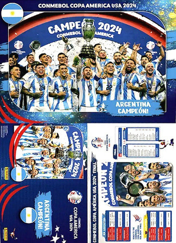 Maxi Póster Argentina Campeón Conmebol Copa América 2024 1