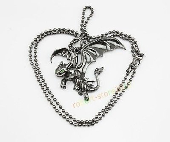 Cómo Entrenar A Tu Dragón 2 Desdentado Night Fury Necklace C 1