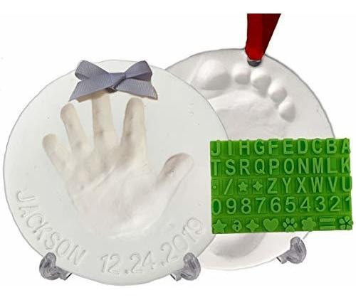 Kit De Adorno De Recuerdo De Huella De Mano De Bebe 0
