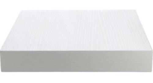 Estante De Melamina Flotante Blanco 25x25x3,8-telecompras Sc 1