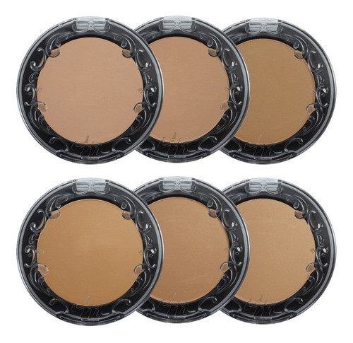 36 Pó Compacto A Prova Dagua 206 A 211 - Max Love  Ml02 1