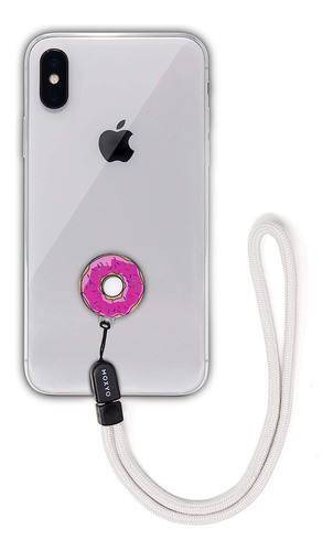Soporte Anillo Grip Para Telefono Celular - Blanca/dona 0
