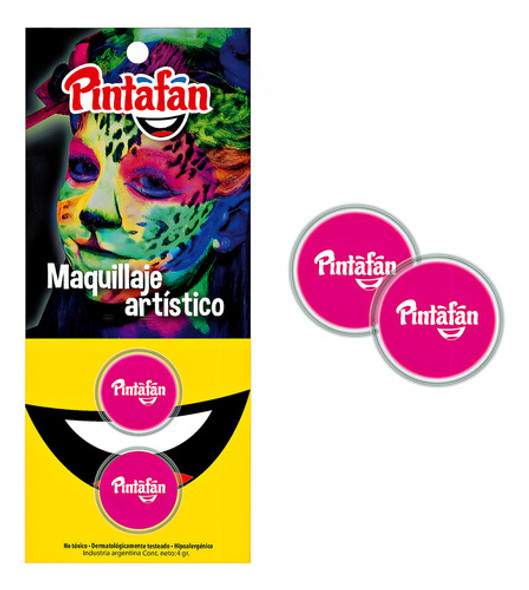 Maquillaje Artistico Fluo Rosa Pack X1 (2u) - Cotillón Waf 1
