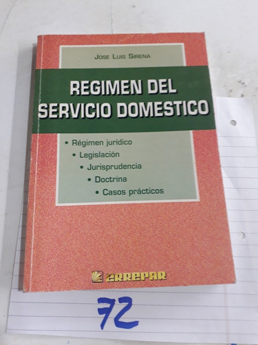 Regimen Del Servicio Domestico Jose Luis Sirena 0