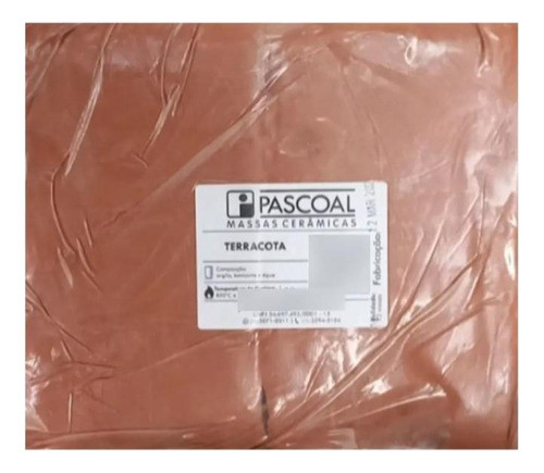 Argila Terracota Vermelha Pascoal Paschoal 10kg Art Ceramic 0
