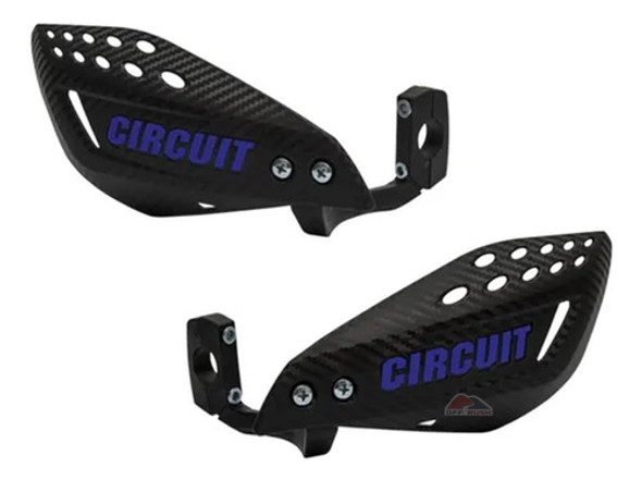Protetor De Mão Circuit Vector Carbono E Azul Cb Twister 250 0 Protetor De Mão Circuit Vector Carbono E Azul Cb Twister 250 0