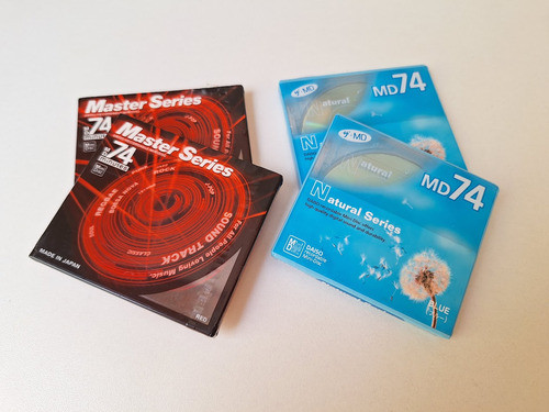 Mini Disc Md 74 Minutos (made In Japan) - Com 4 Unidades 1