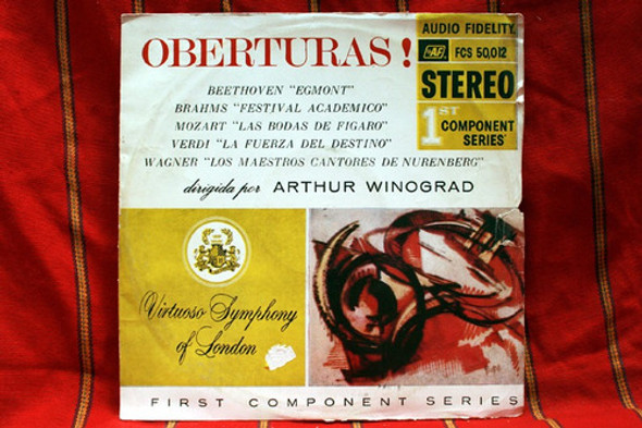 Oberturas! Dirigida Por Arthur Winograd Vinilo Lp 0