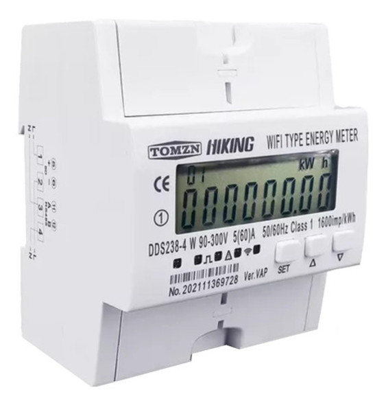 Medidor De Consumo Wifi Inteligente 220v 65a Rs485 Riel Din 0