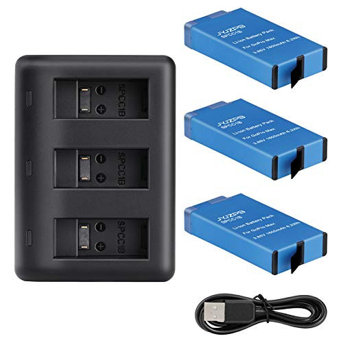 Batería Repuesto Cargador 3 Ranuras Gopro Max 360 1600mah 0