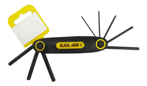 Set Llaves Alem Plegables Milimetricas 8 Piezas Black Jack 0
